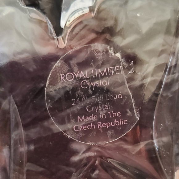 Royal Limited, Crystal 24% full lead crystal basket. Made in Czech Republic - Picture 7 of 7